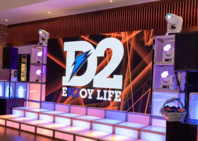 High-resolution LED video wall rental for corporate events